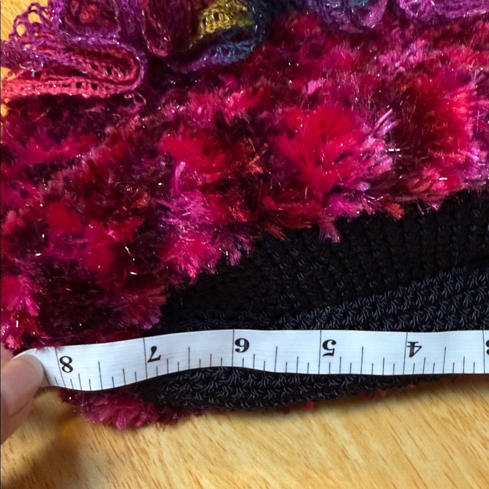 Handmade Multicolor Ruffled Women's Bag - Picture 16 of 17